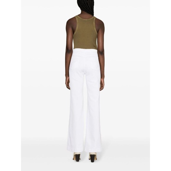 NWT! 7 For All Mankind WOMEN Modern Dojo flared jeans WHITE/ 27 - Picture 3 of 13